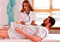 Pretty Cute Babe Fucked By a Hunky Doctor